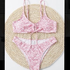 front tie bikini